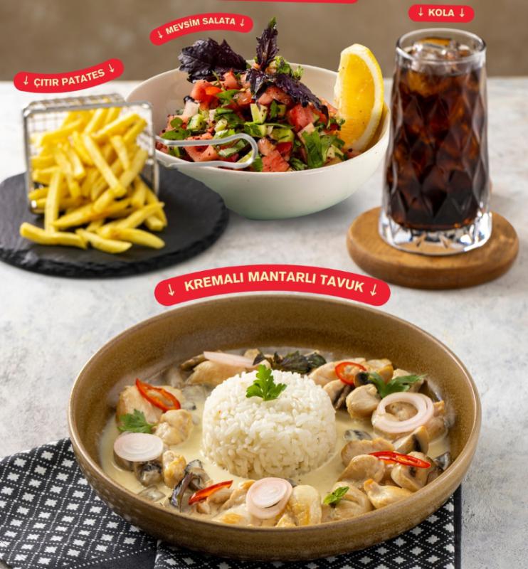 EYLÜL AYI KAMPANYA-Kremalı Mantarlı Tavuk